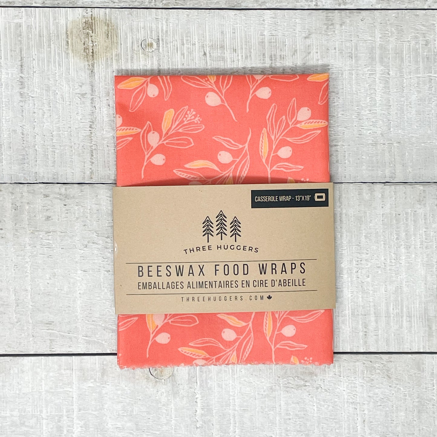 Beeswax Casserole Wrap - Rosy