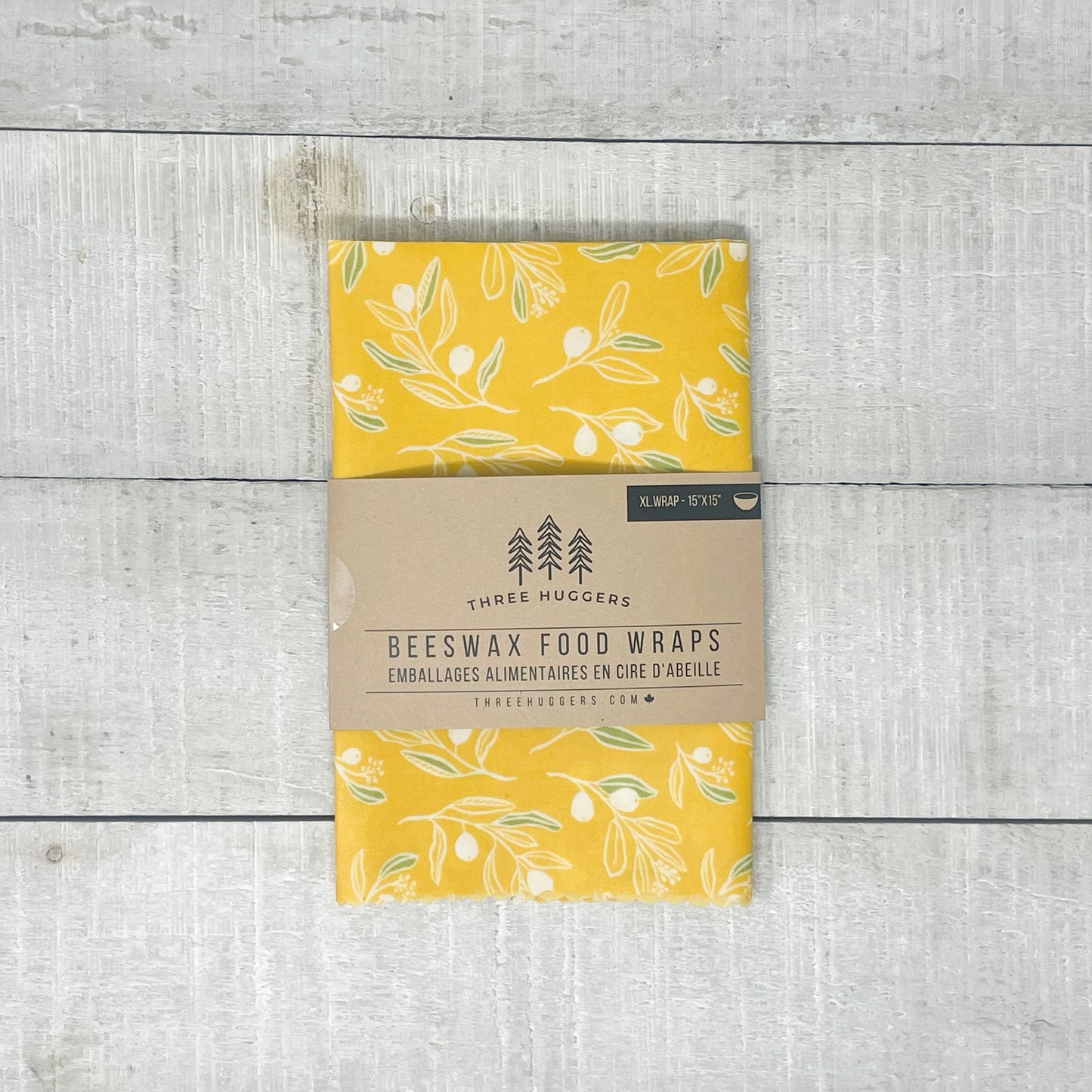 XL Beeswax Wrap - Yellow Sprig