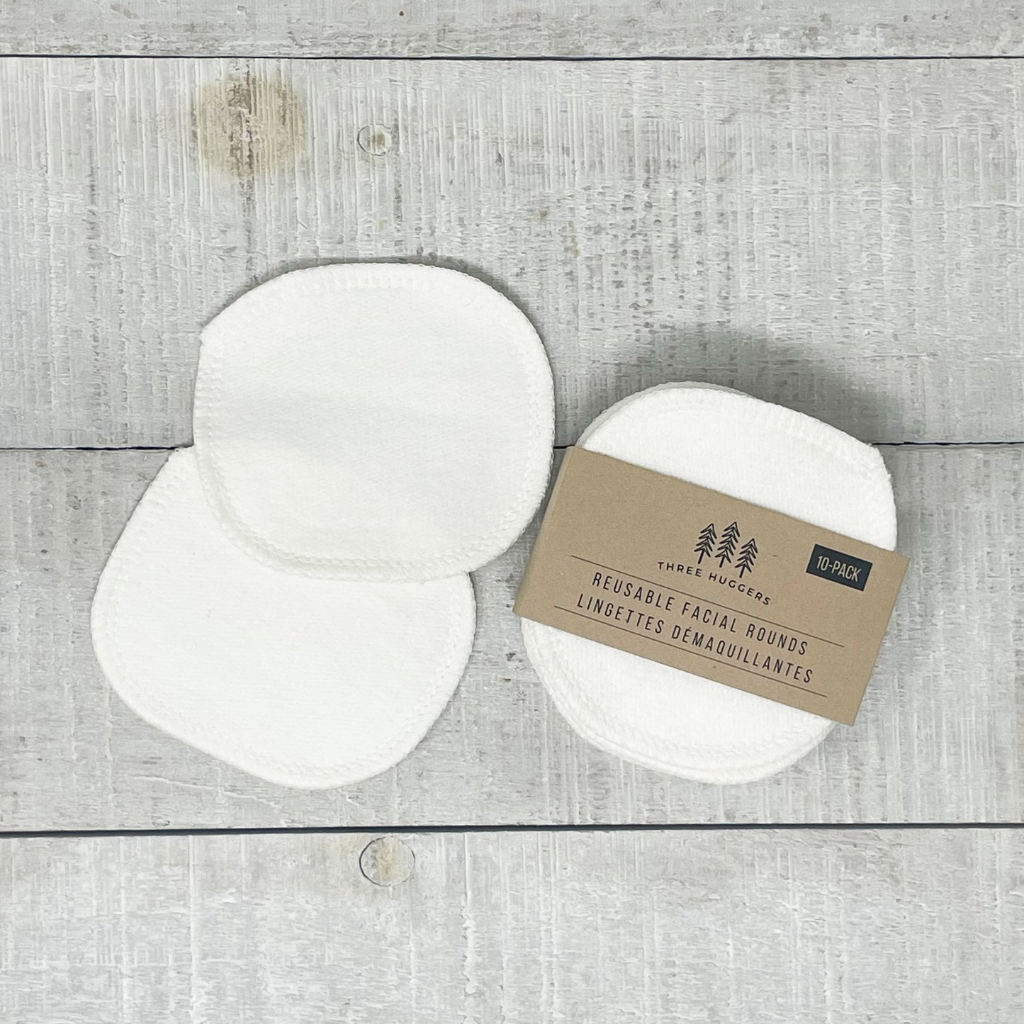Bamboo/Organic Cotton Facial Rounds - Natural