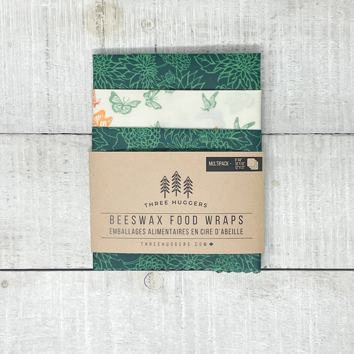 Beeswax Wraps Multipack - Green Garden