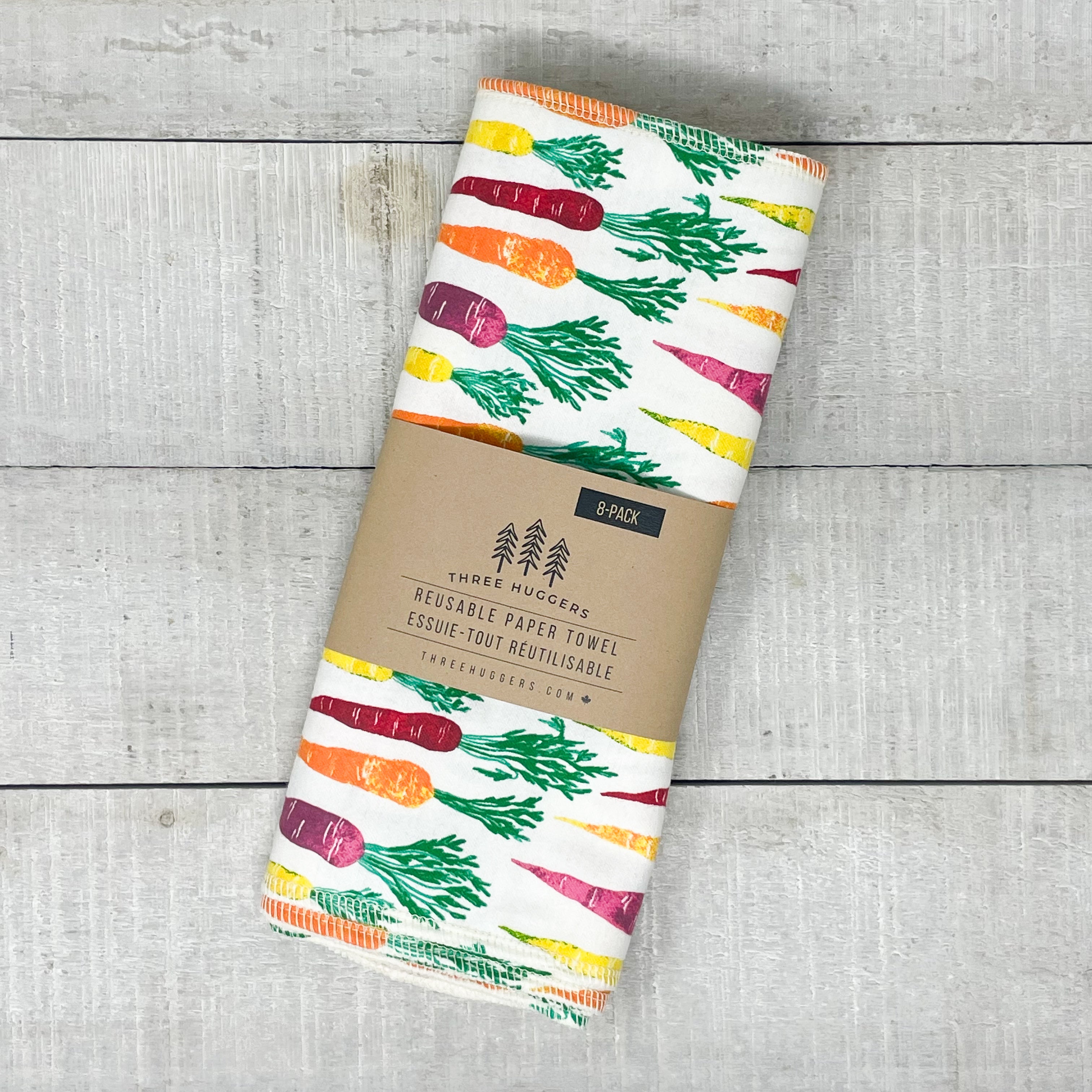 Reusable Paper Towels - Black – Three Huggers