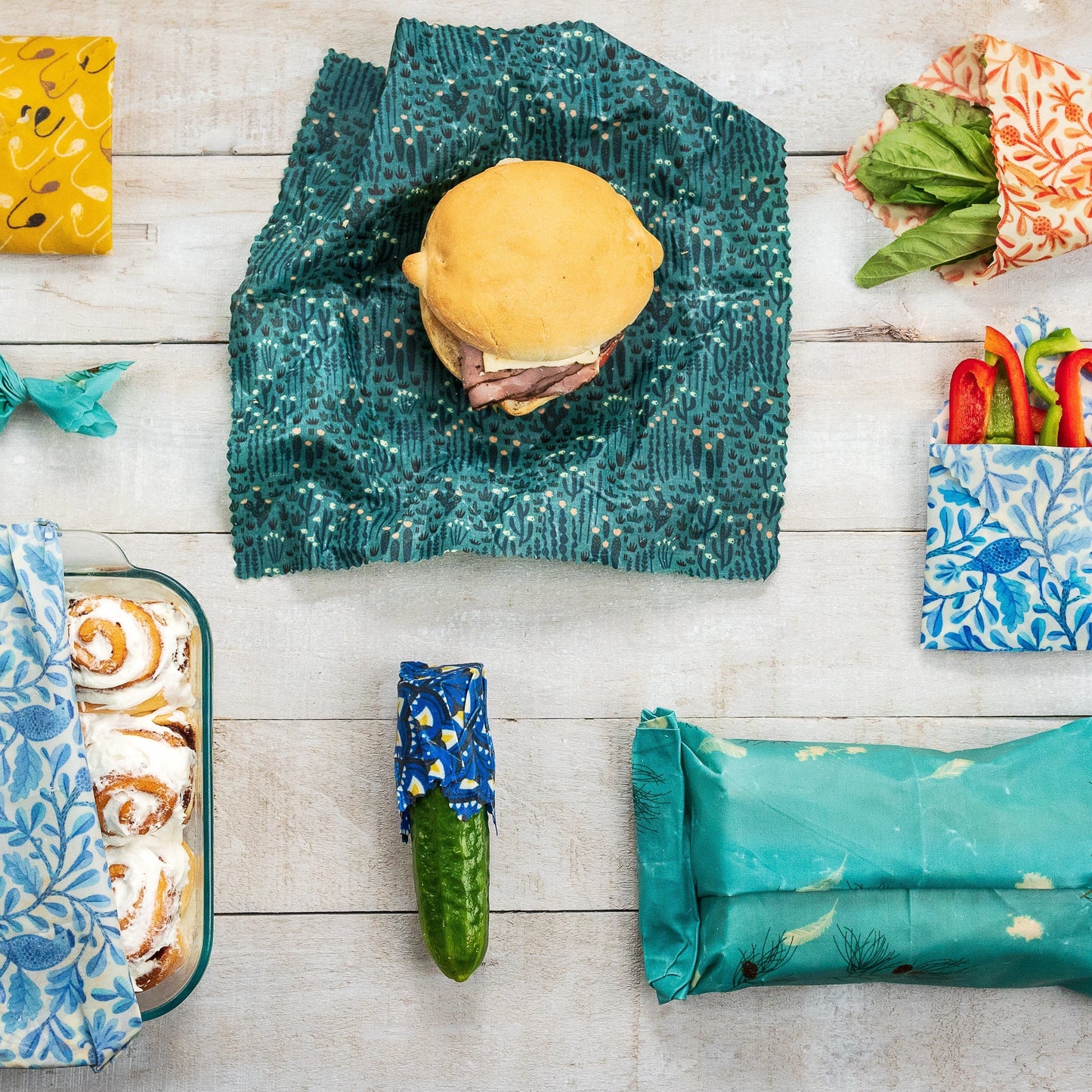 Beeswax Wraps Multipack - Rosy Vines