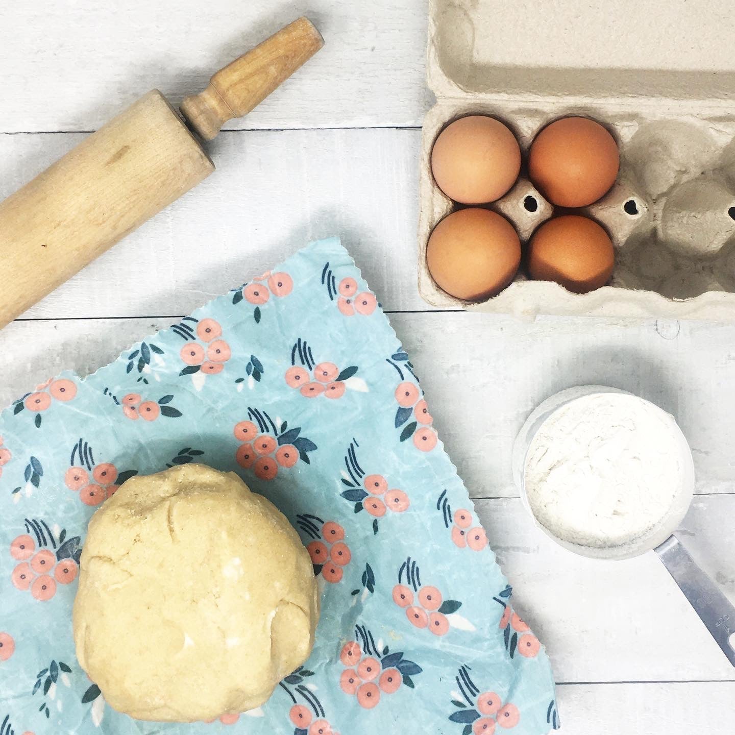 XL Beeswax Wrap - Citrus Field