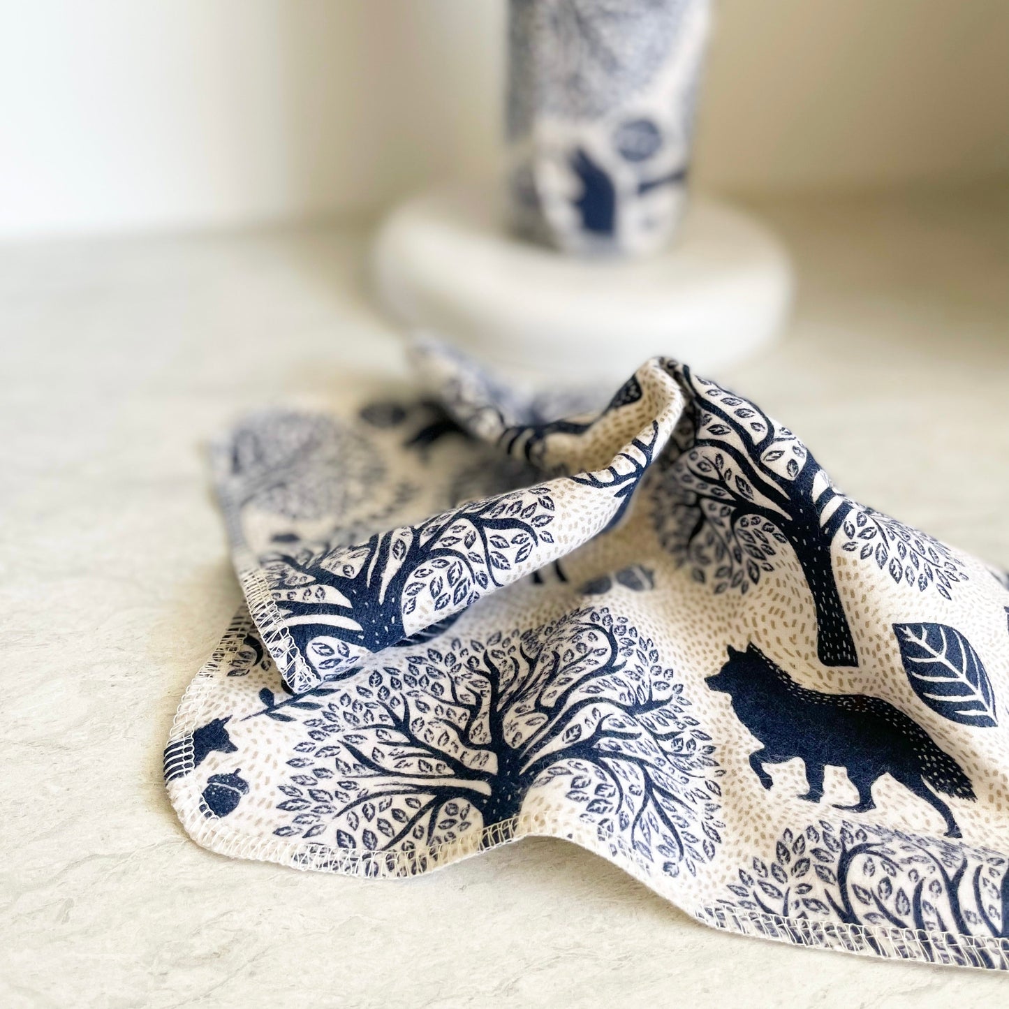 Reusable Paper Towels - Holiday Thistle