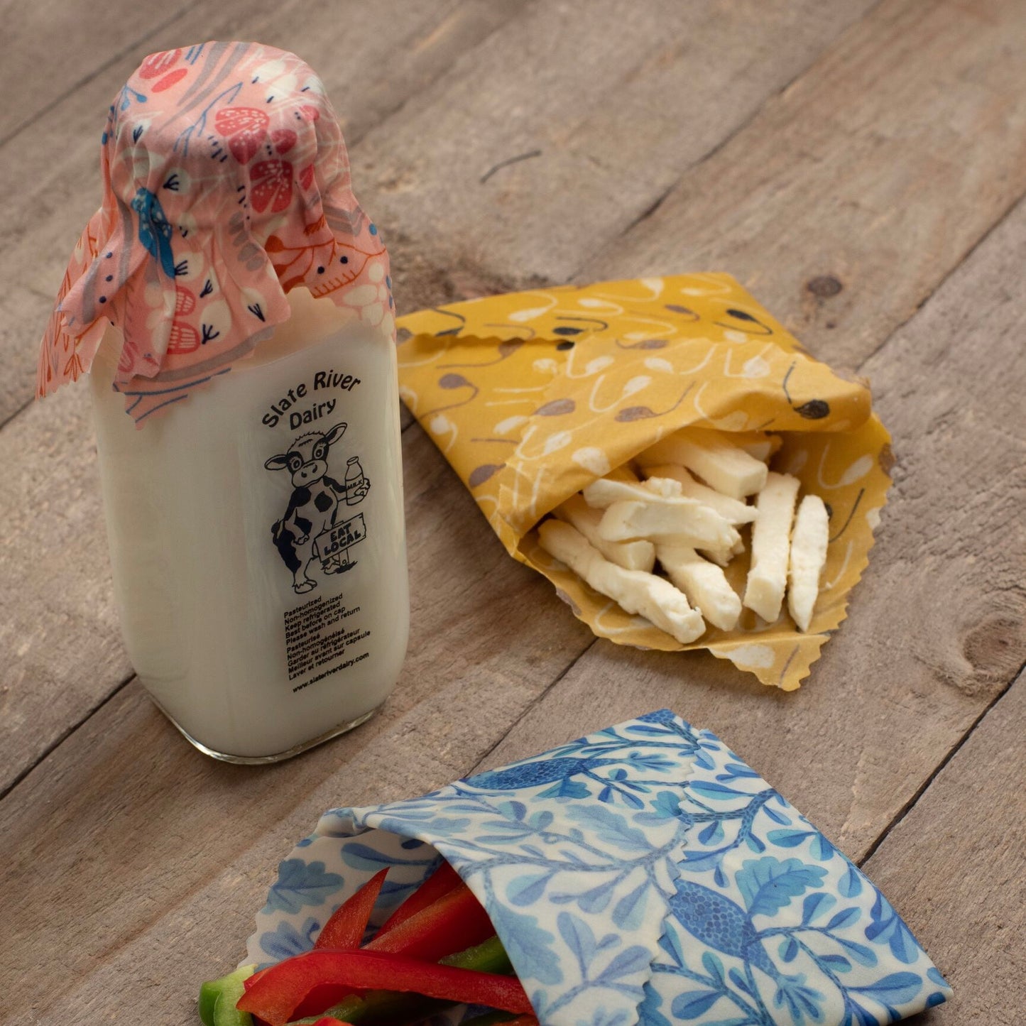 Mini Beeswax Wraps - Petals