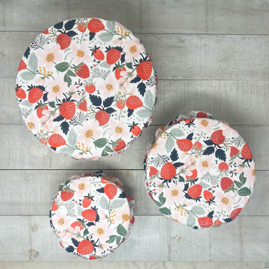 Bowl Cover Set (3) - Strawberry Fields