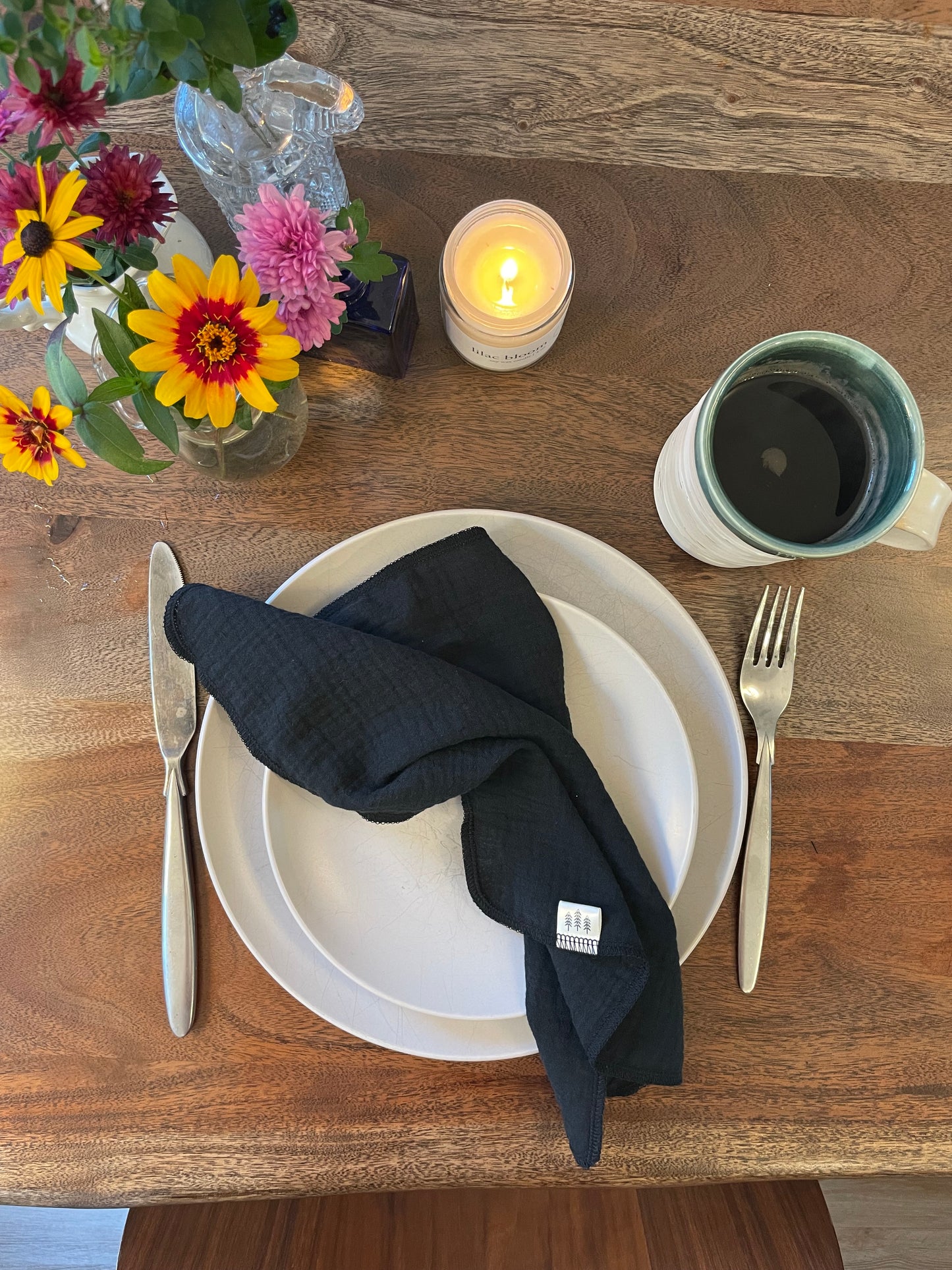 Cloth Napkins - Slate Grey