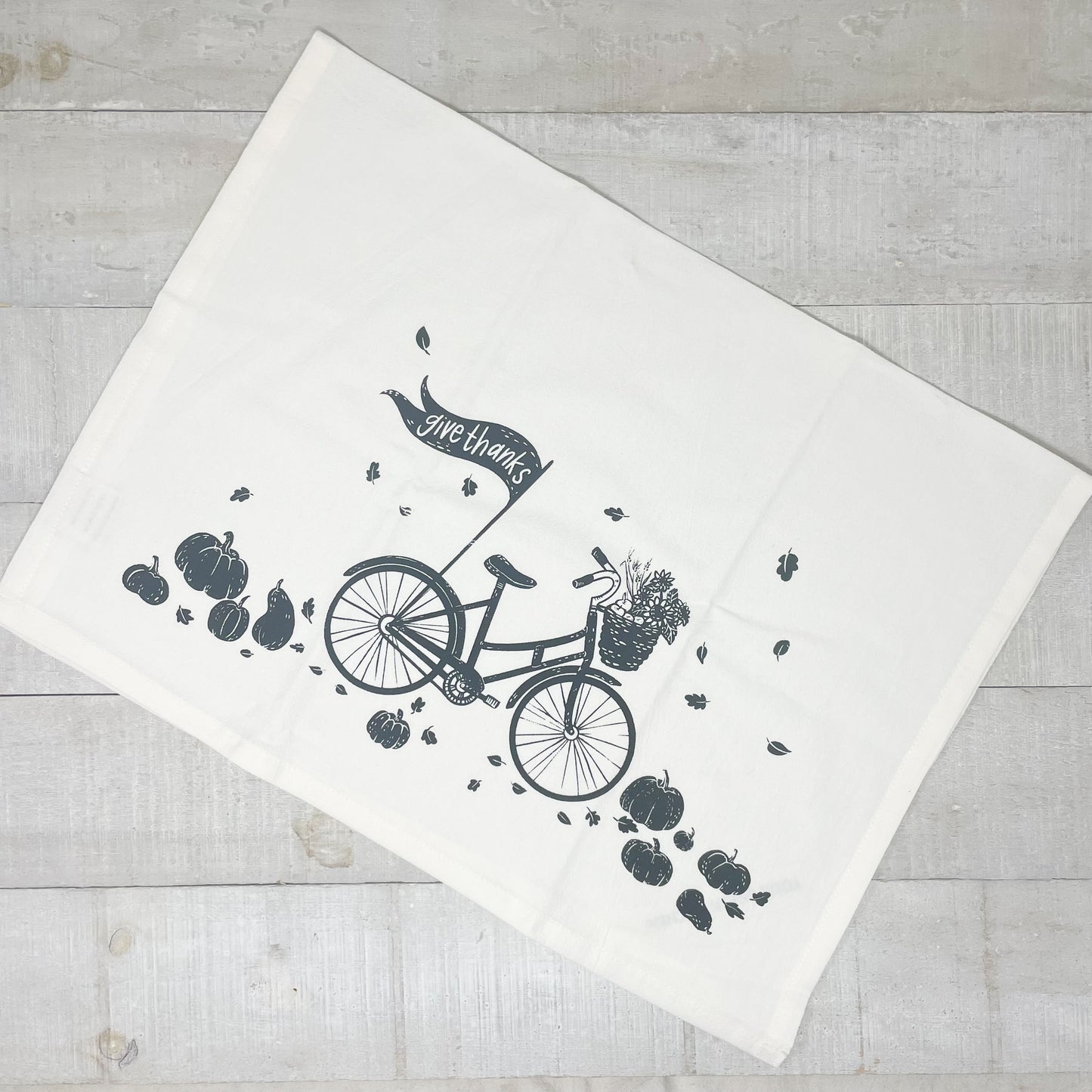 Tea Towel - Fall Bicycle