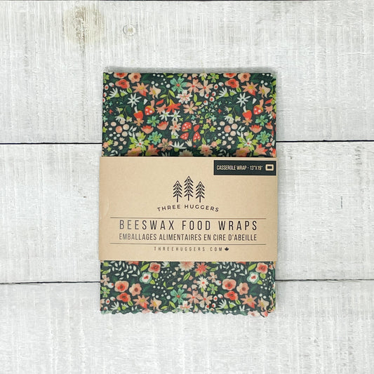Beeswax Casserole Wrap - Emerald