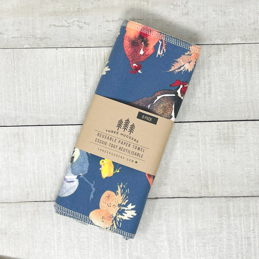 REusable Paper Towels (Botanical - Shades - Berry) – Homeostasis Living