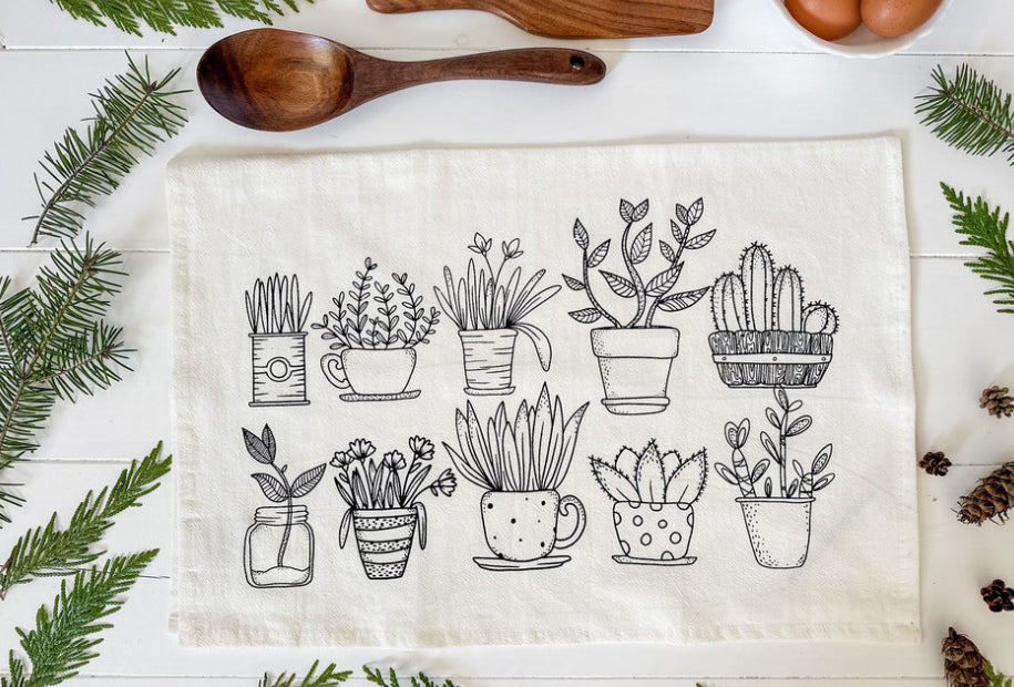 Tea Towel - Plant Lover