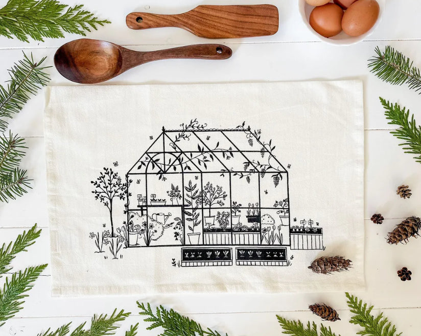 Tea Towel - Greenhouse