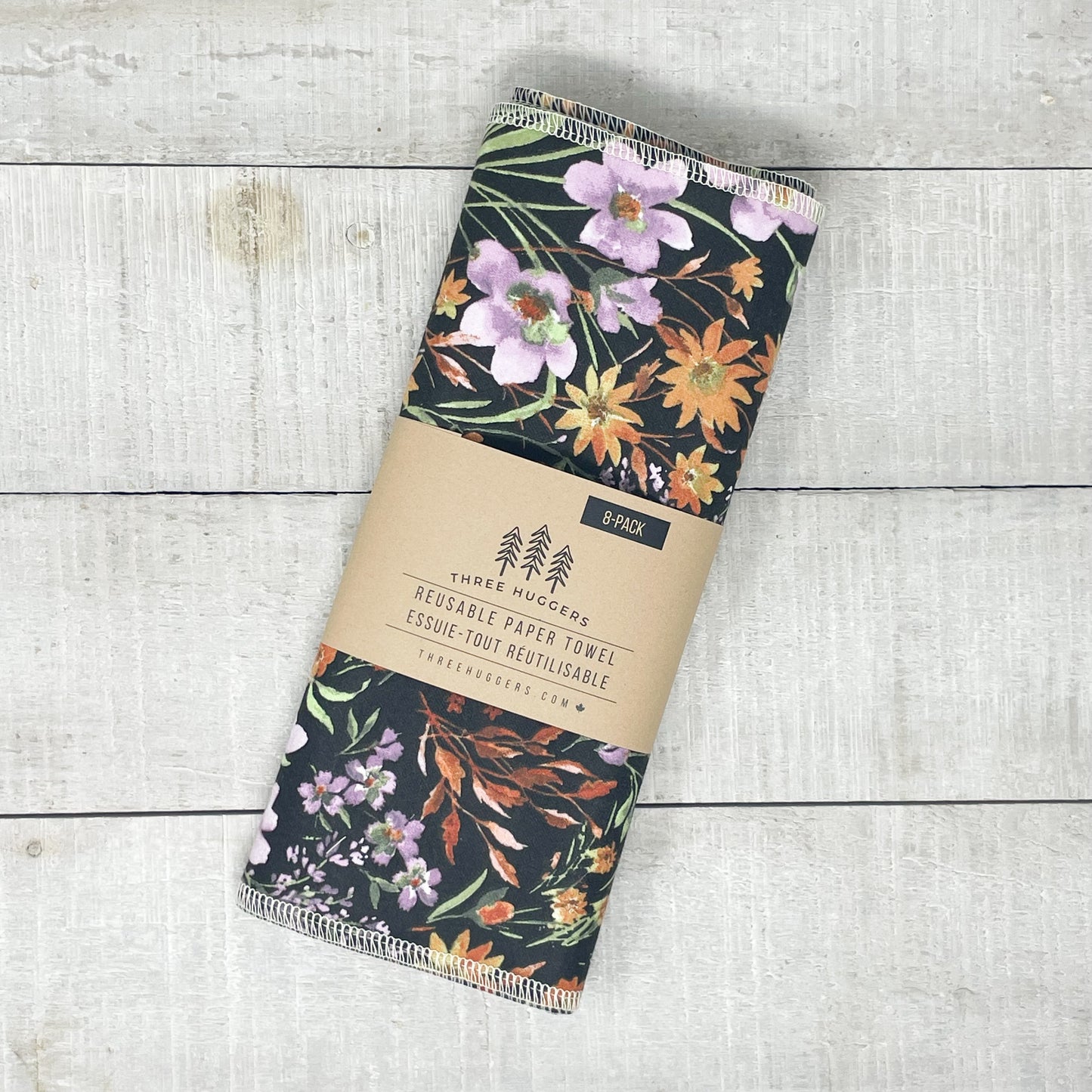 Reusable Paper Towels - Night Floral