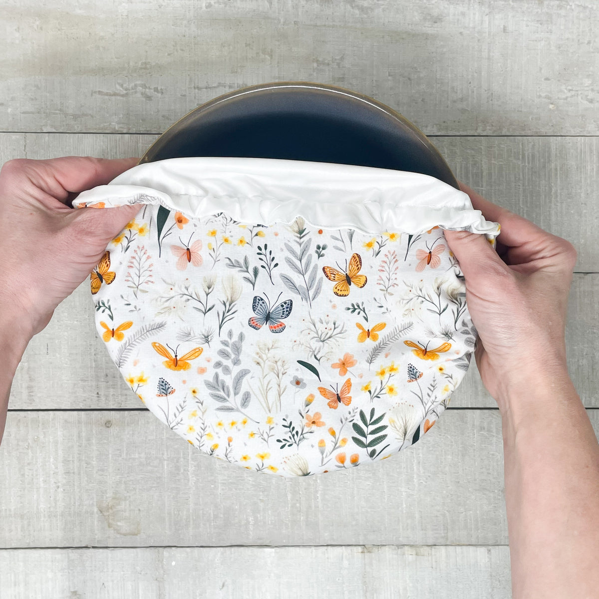 Bowl Cover - Midnight Floral