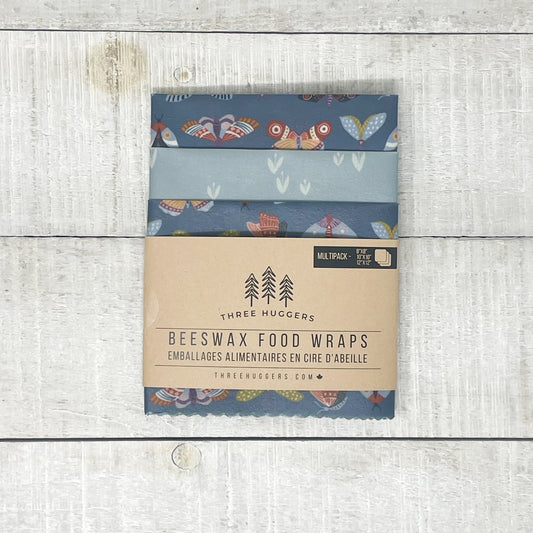 Beeswax Wraps Multipack - Indigo Wings