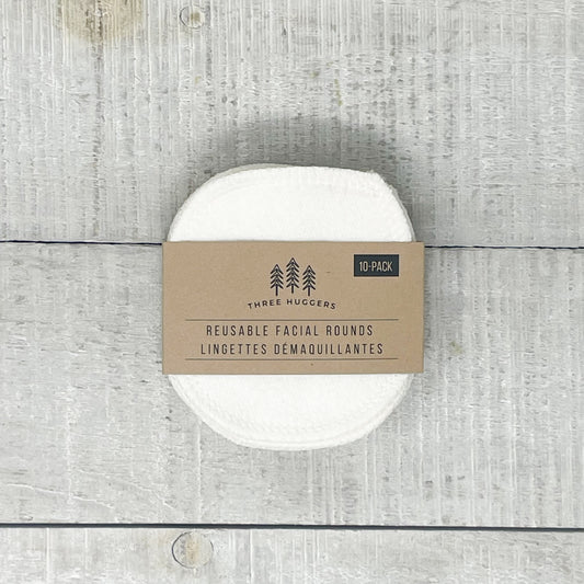 Bamboo/Organic Cotton Facial Rounds - Natural
