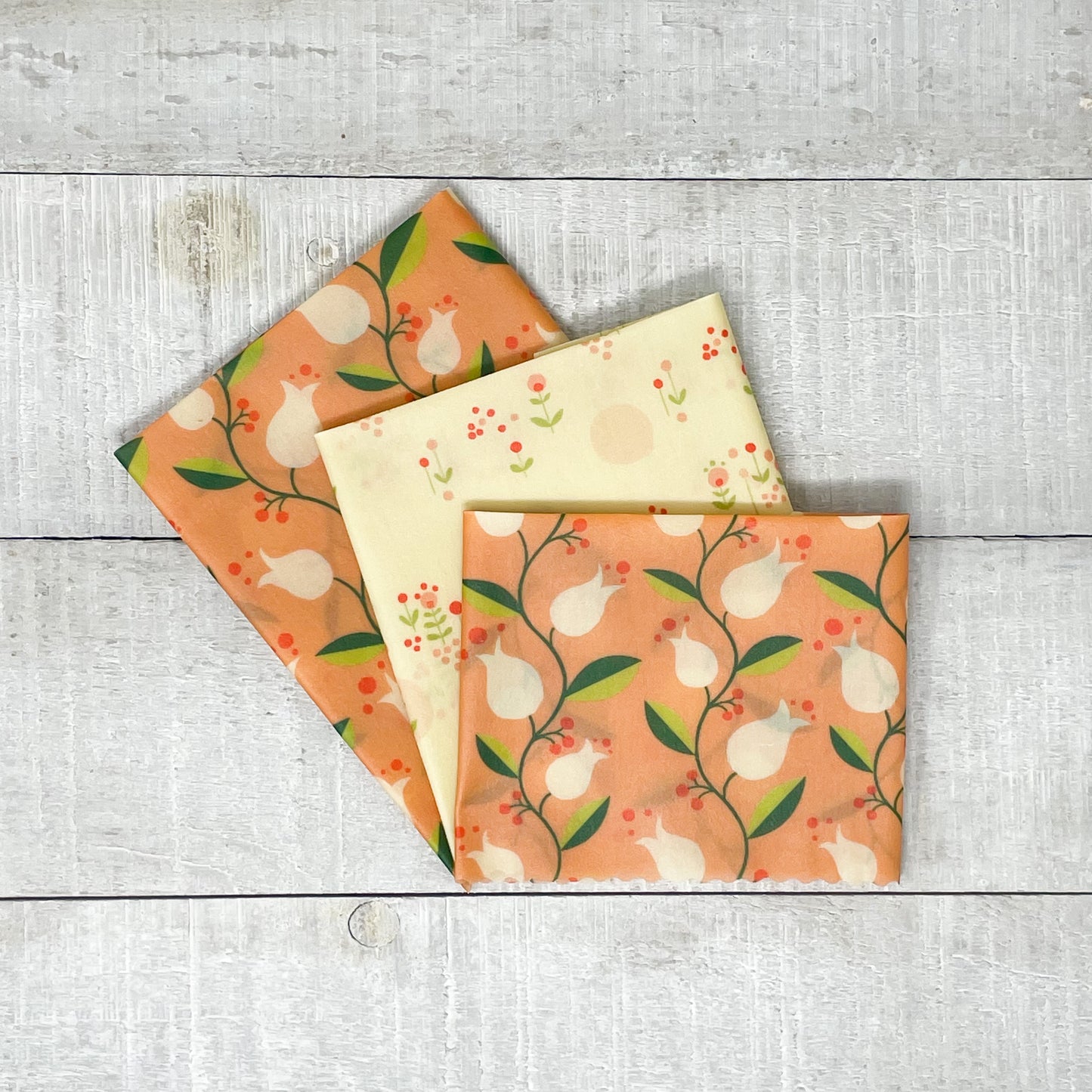 Beeswax Wraps Multipack - Rosy Vines
