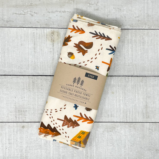 Reusable Paper Towels - Fall Cabin Life
