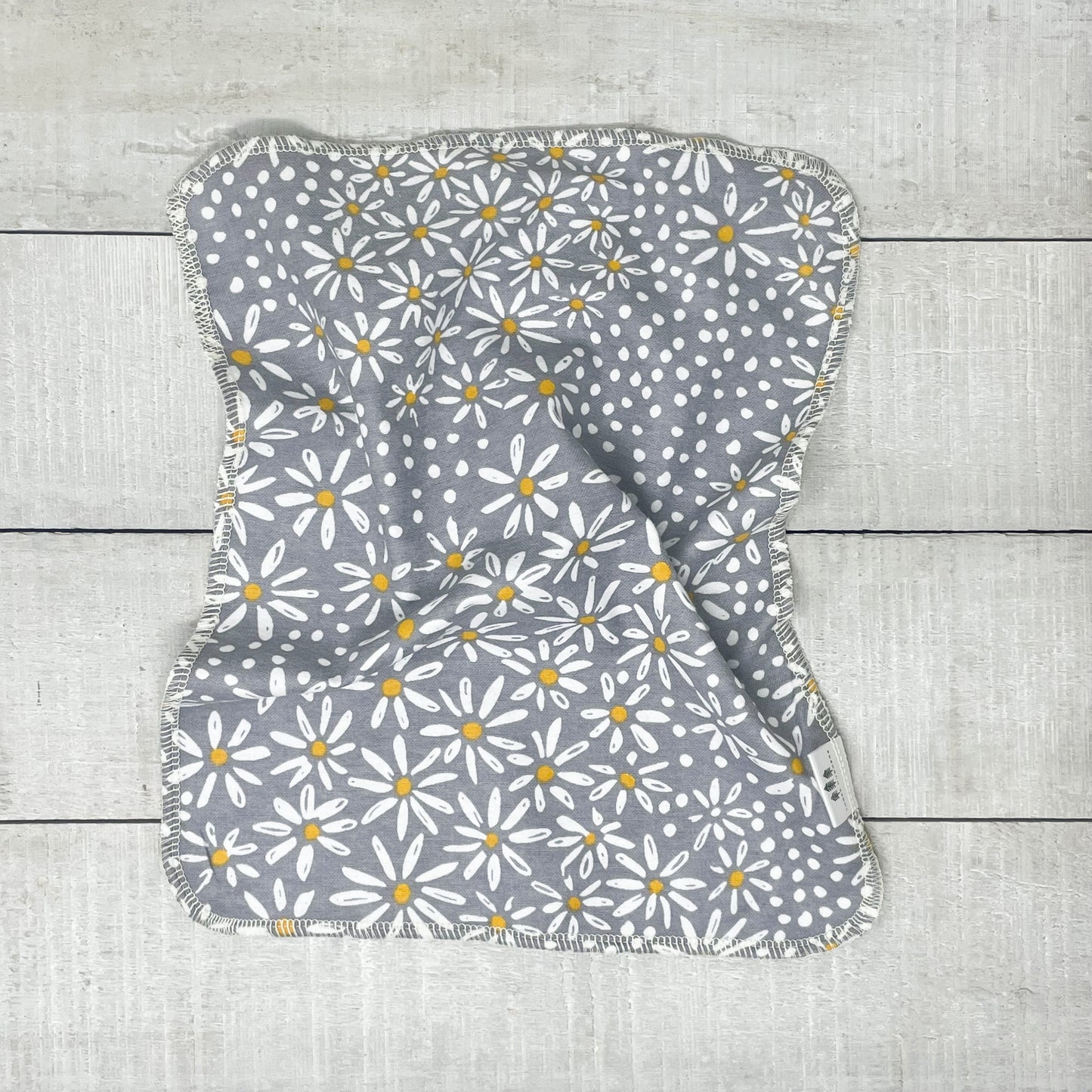 Reusable Paper Towels - Grey Daisy