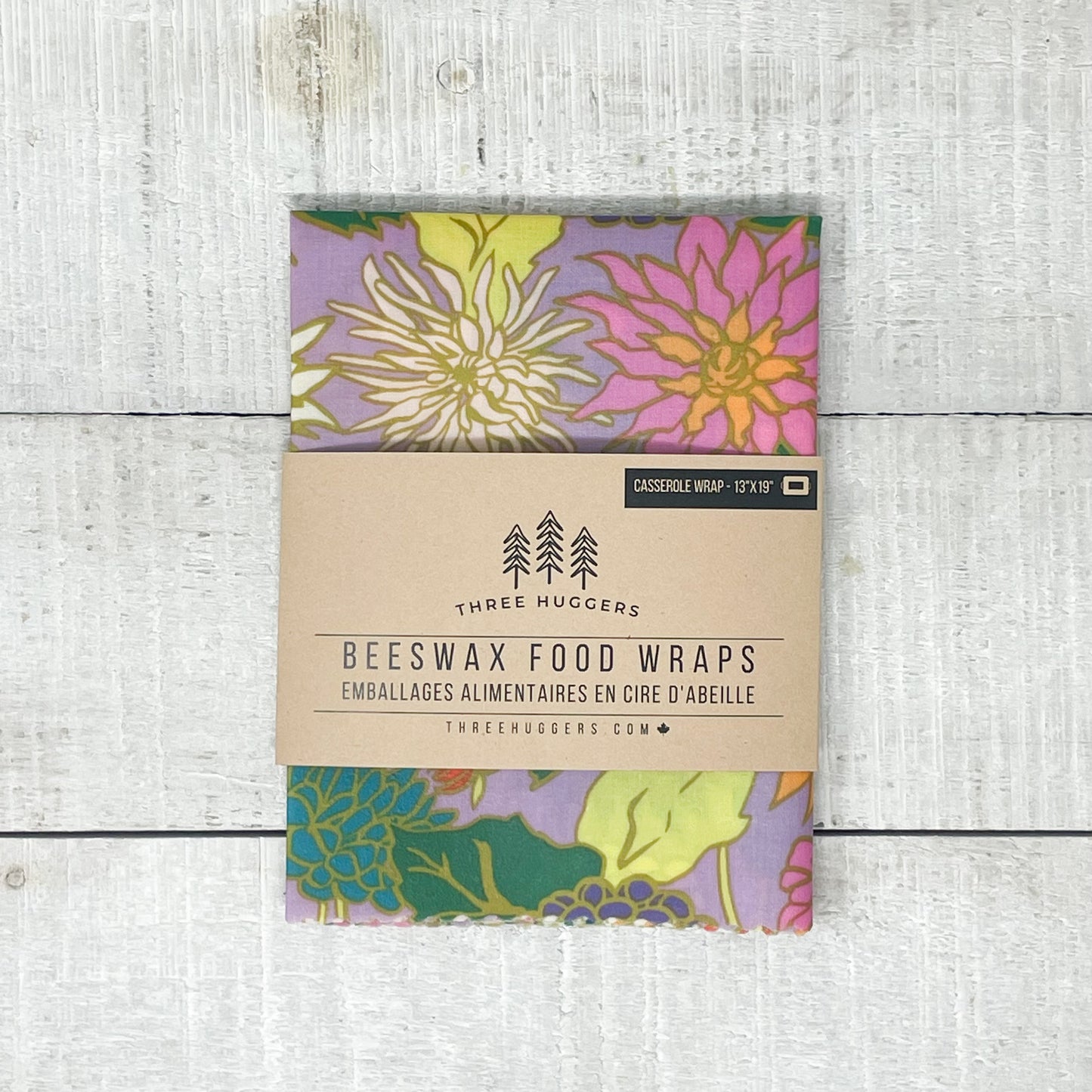 Beeswax Casserole Wrap - Zinnia