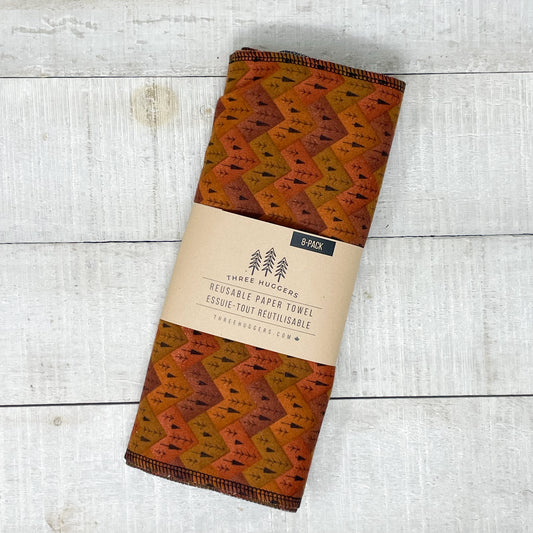 Reusable Paper Towels - Rust Mountains