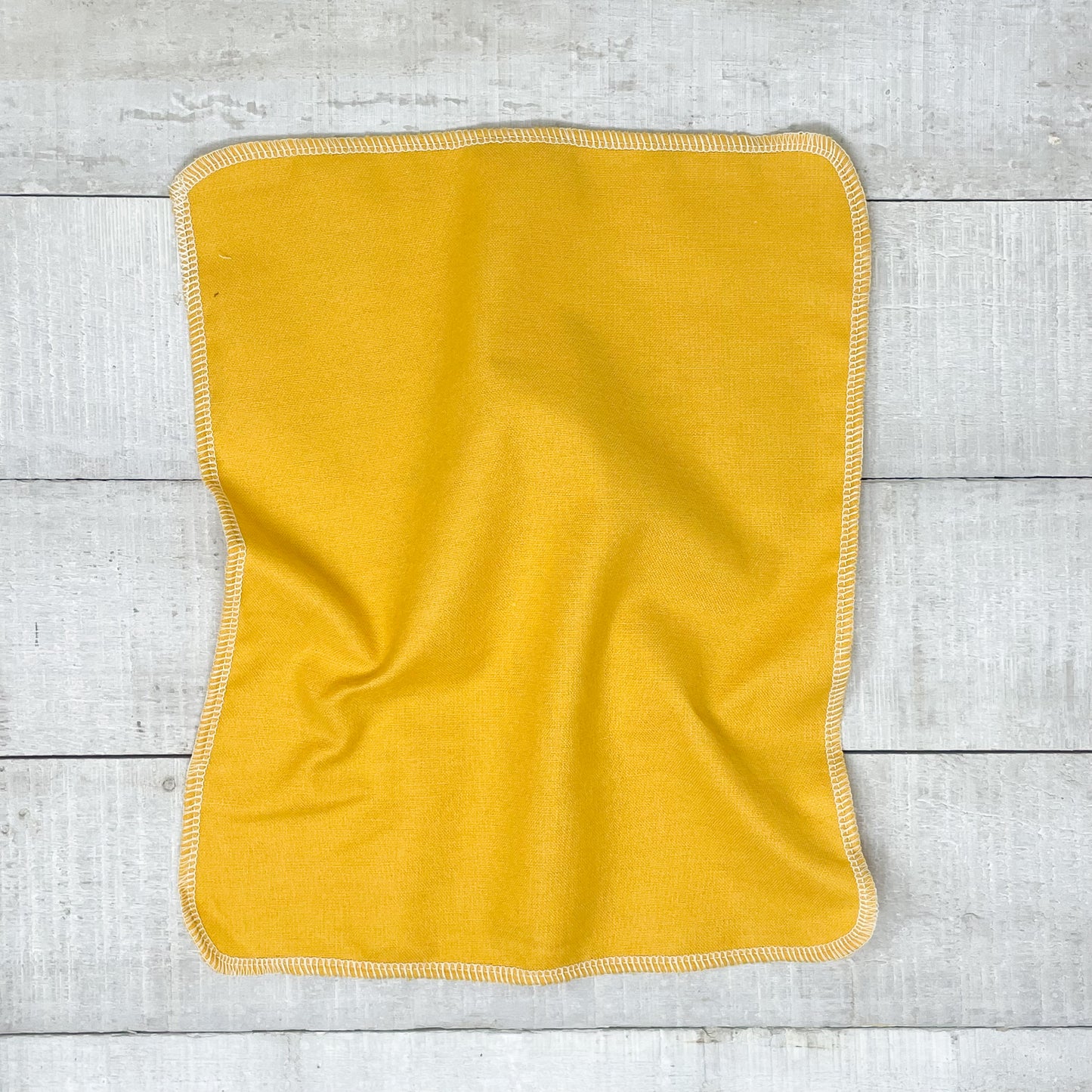 Organic Reusable Paper Towels - Mustard Yellow