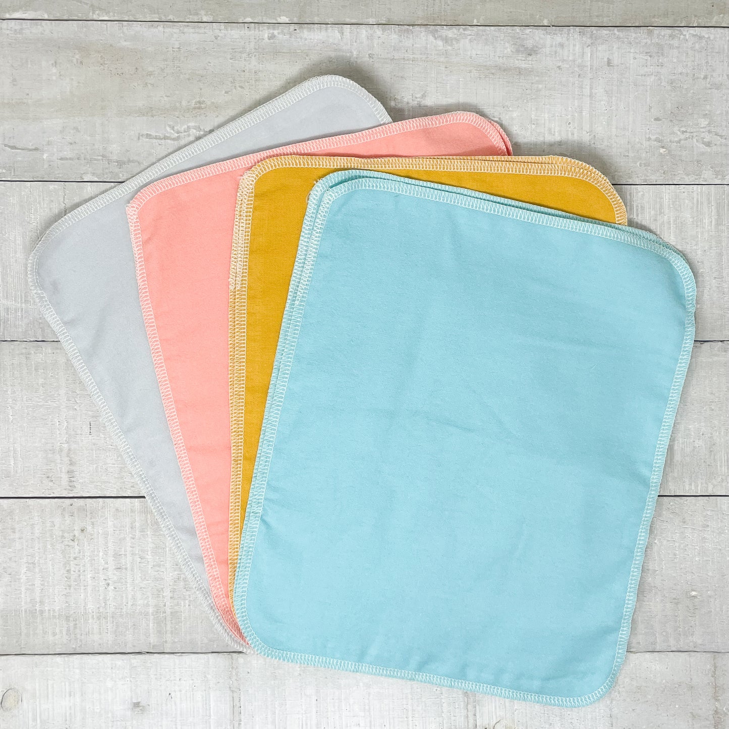 Organic Reusable Paper Towels - Solid Colour Variety Pack