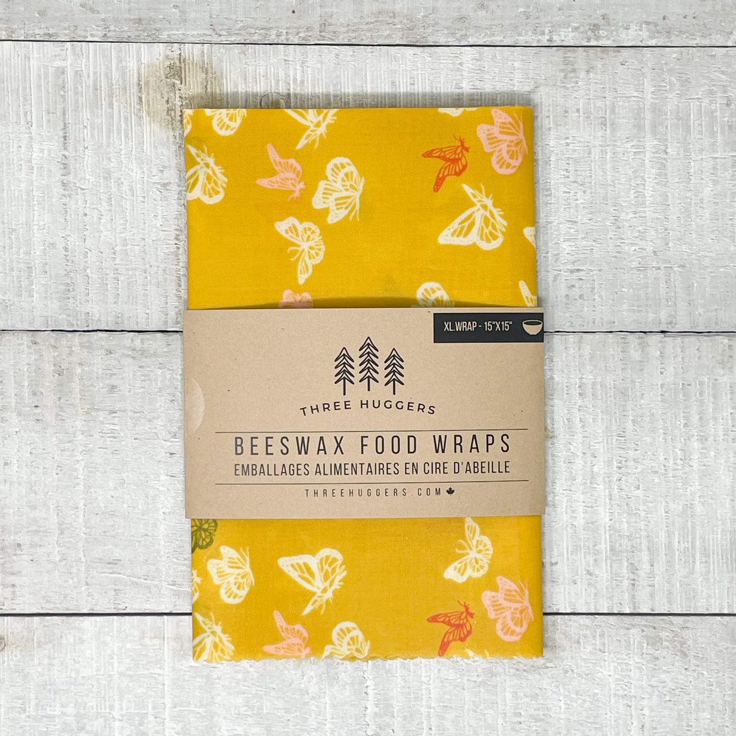 XL Beeswax Wrap - Butterfly Garden