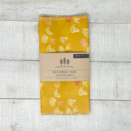 Large Beeswax Bag - Butterfly