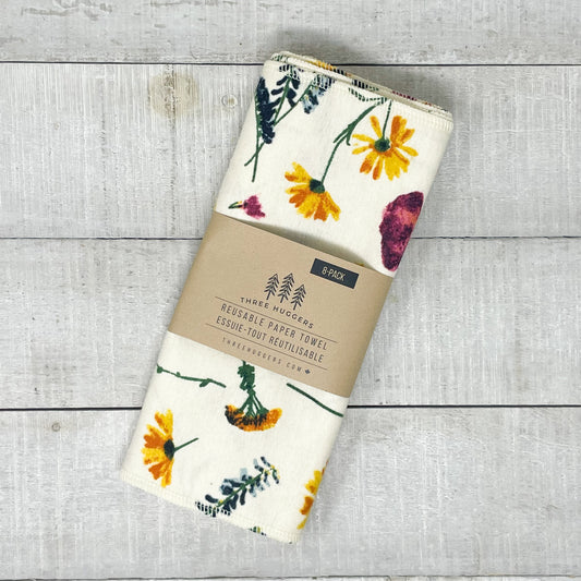 Reusable Paper Towels - Wild Flower