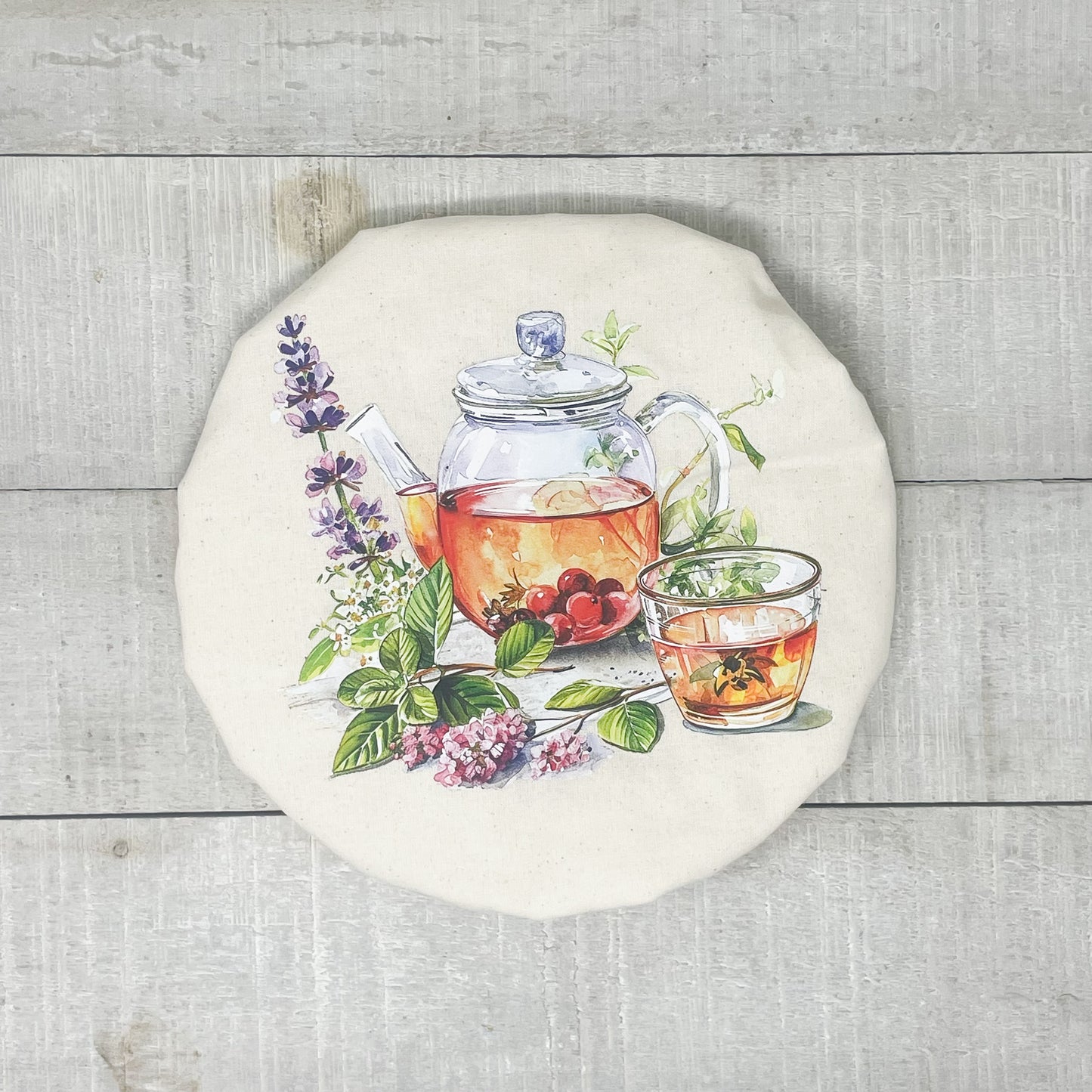 Bowl Cover - Tea Time