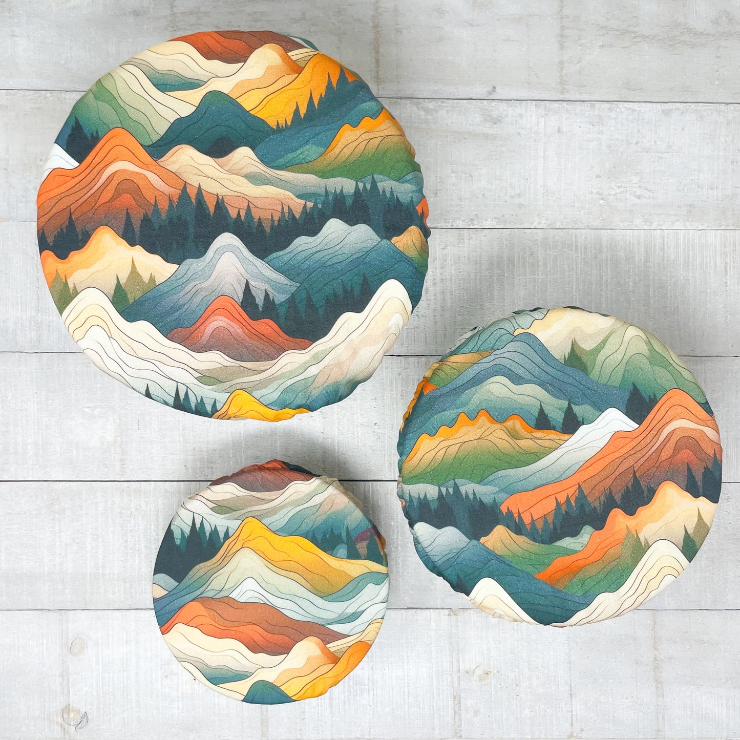Bowl Cover Set (3) - Mountains