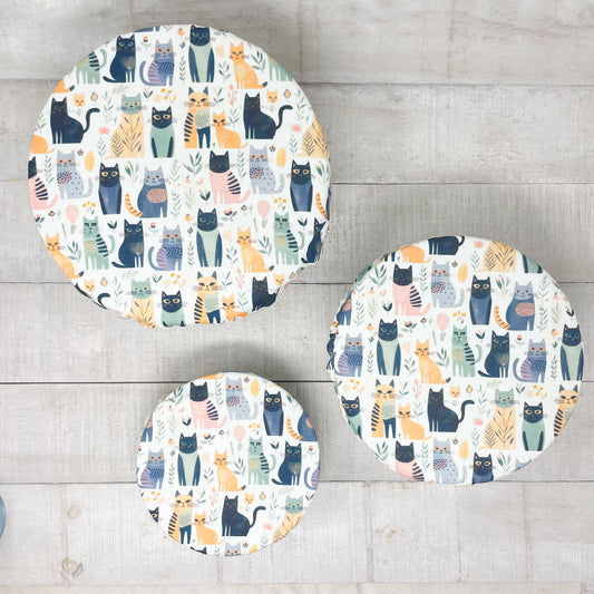 Bowl Cover Set (3) - Cats