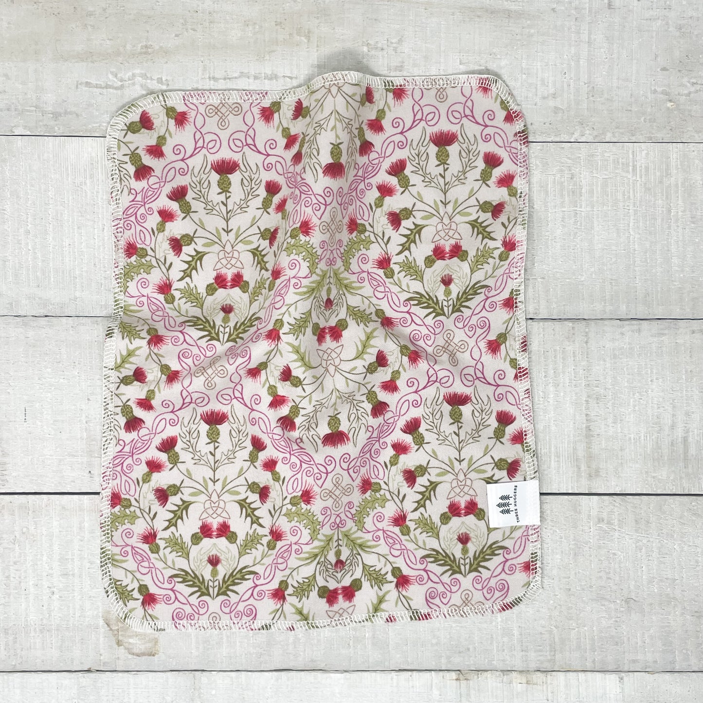 Reusable Paper Towels - Holiday Thistle