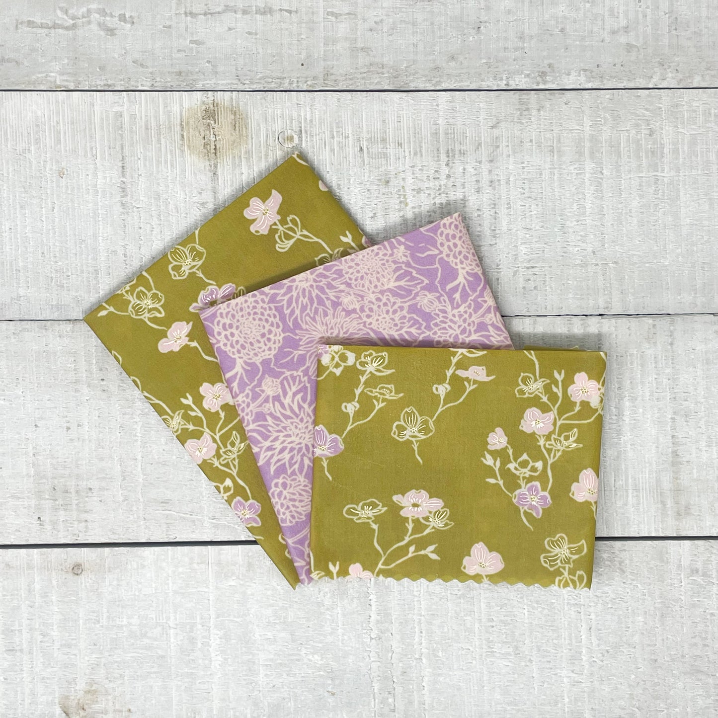 Beeswax Wraps Multipack - Chartreuse Floral