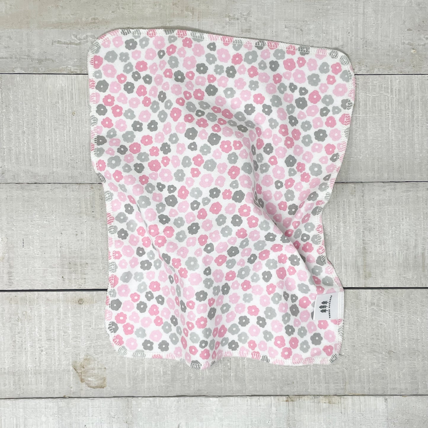 Reusable Paper Towels - Pink & Grey Blossoms