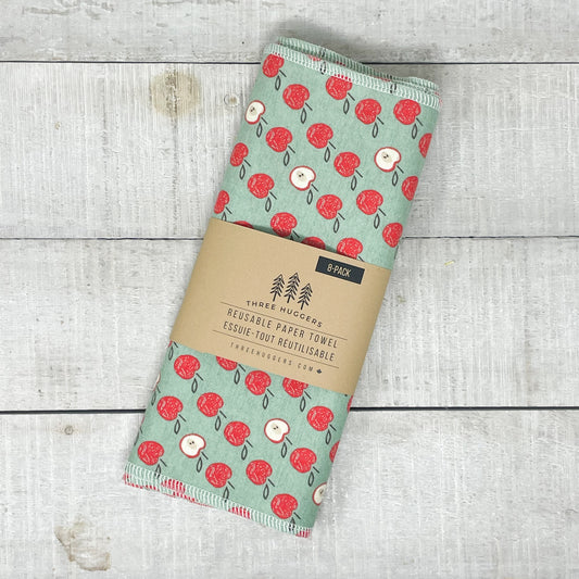 Reusable Paper Towels - Apples