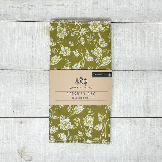 Large Beeswax Bag - Birdsong