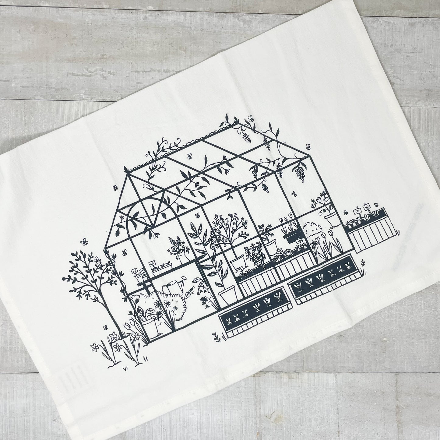 Tea Towel - Greenhouse