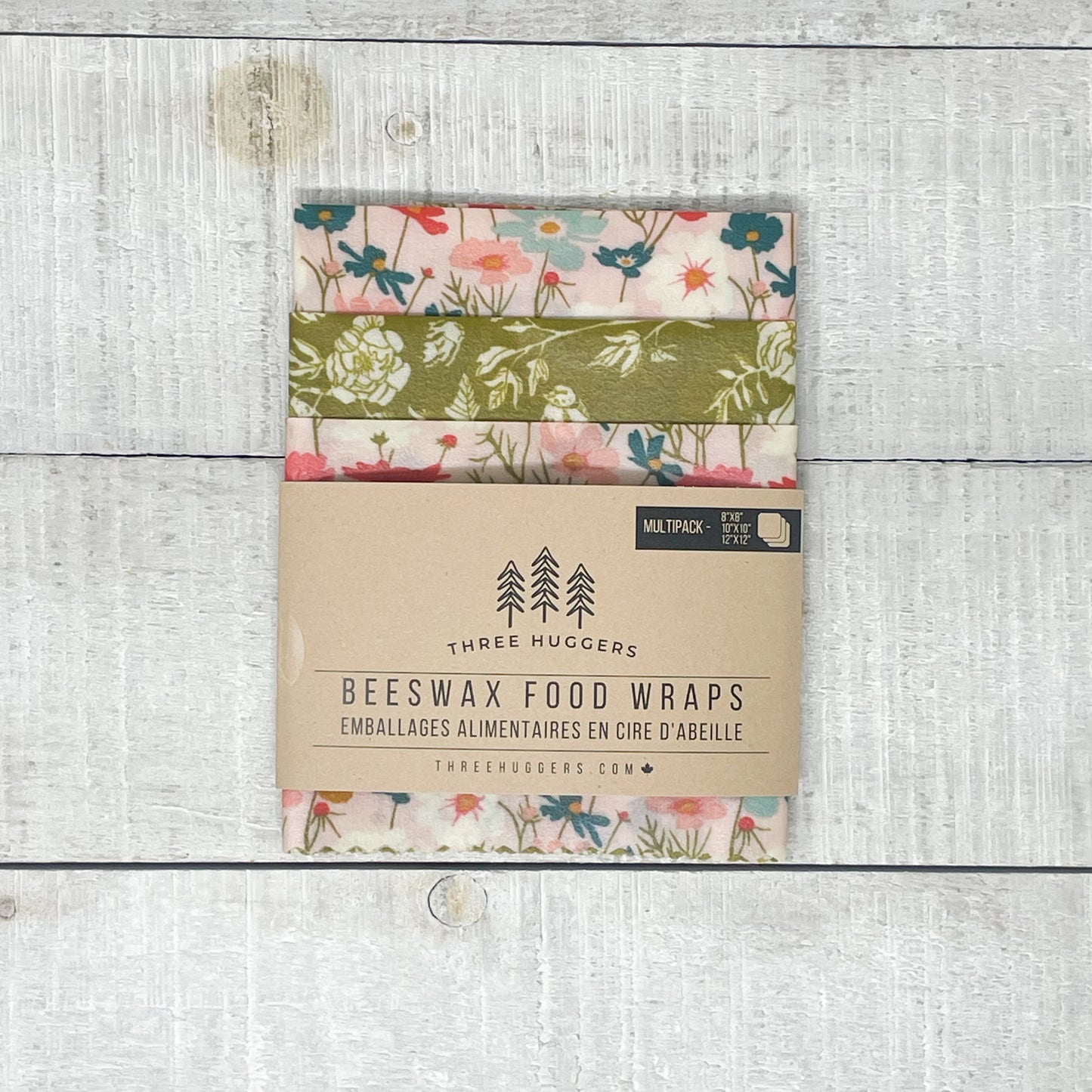 Beeswax Wraps Multipack - Pink Spring