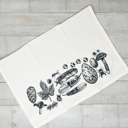 Tea Towel - Woodland