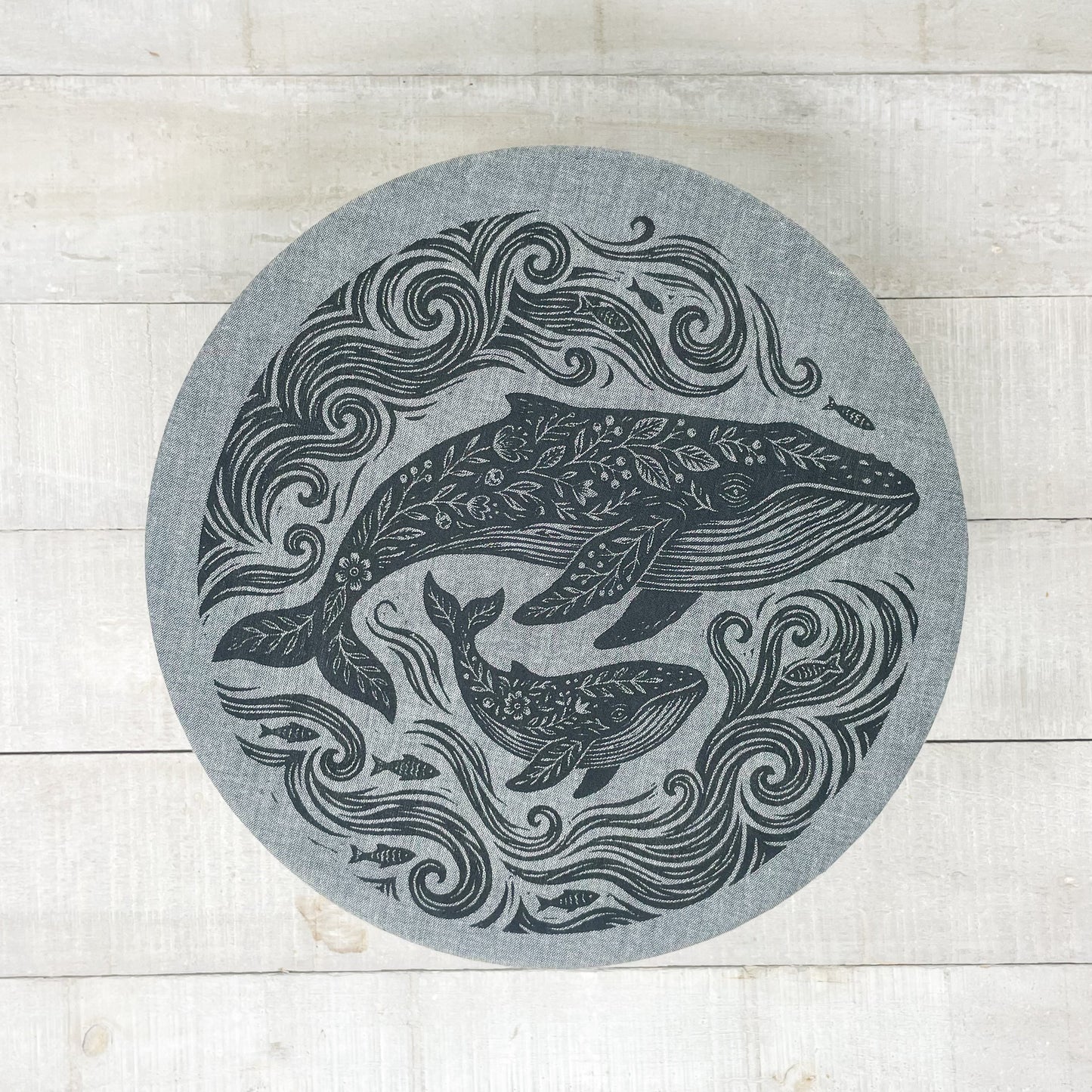 XL Bowl Cover (1 ply) - Whale