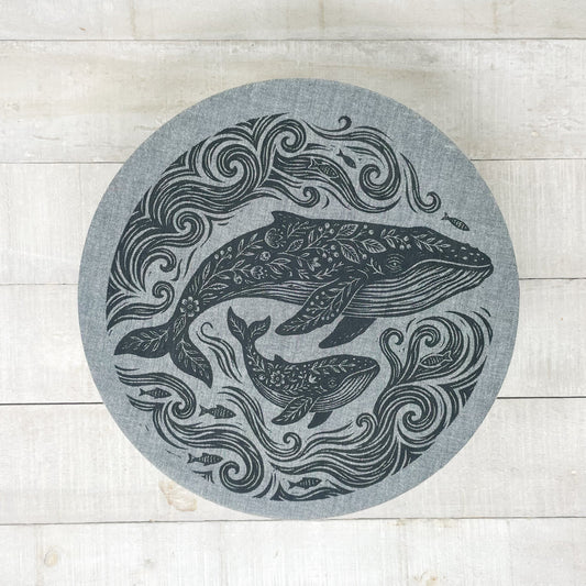 XL Bowl Cover (1 ply) - Whale