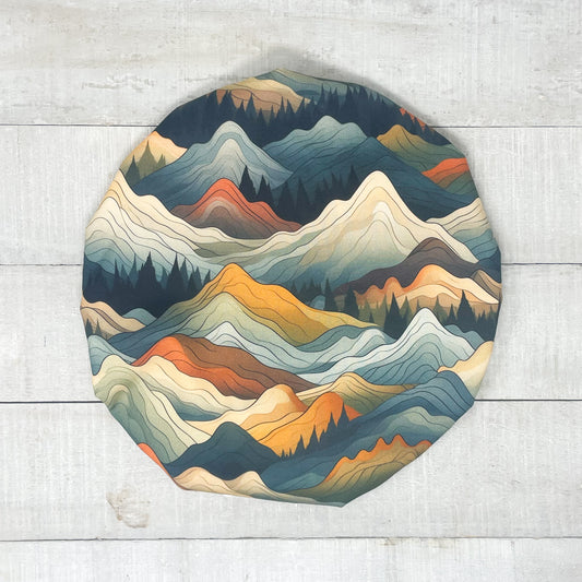 Jumbo Bowl Cover - Mountains