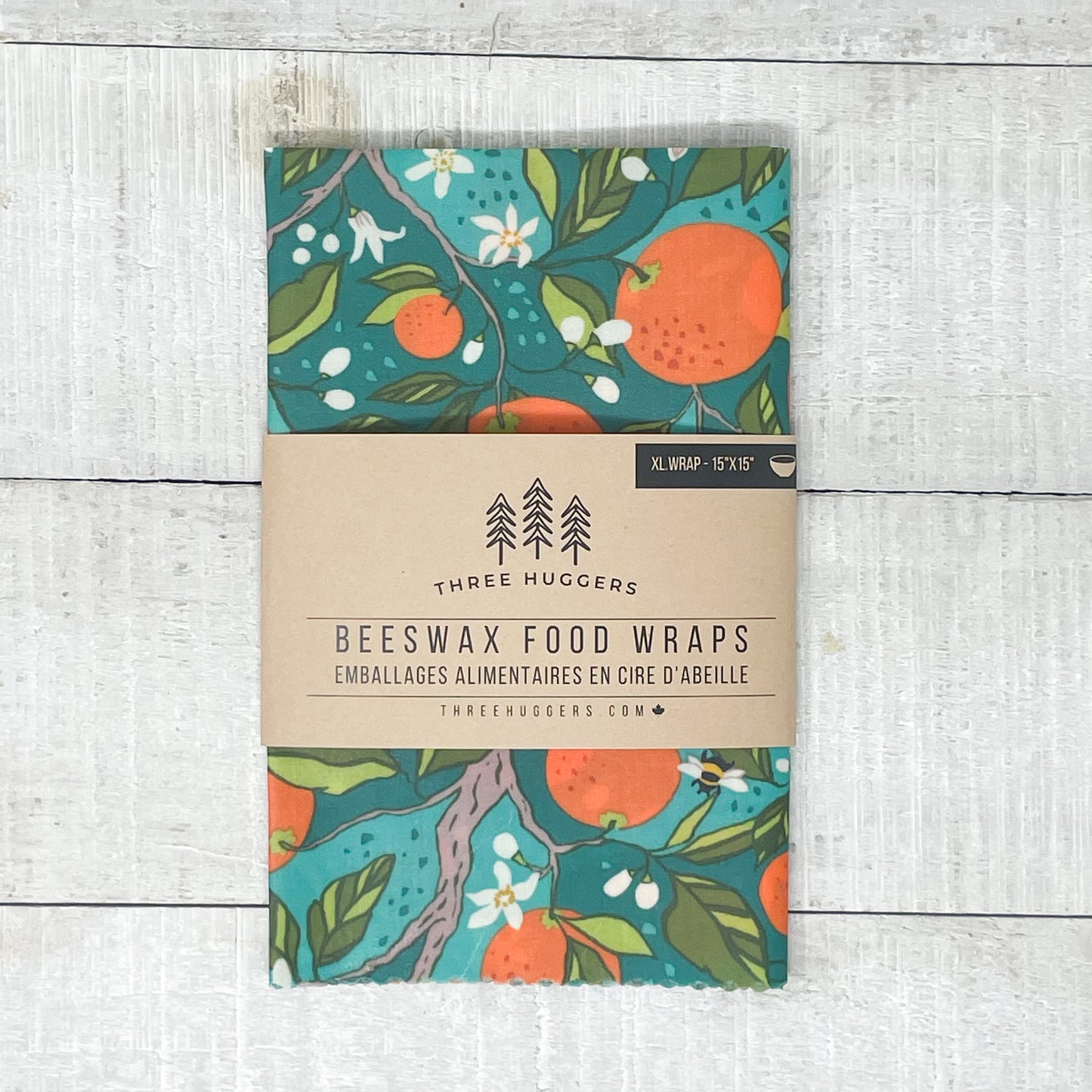 XL Beeswax Wrap - Citrus Field