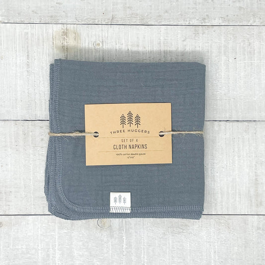 Cloth Napkins - Slate Grey