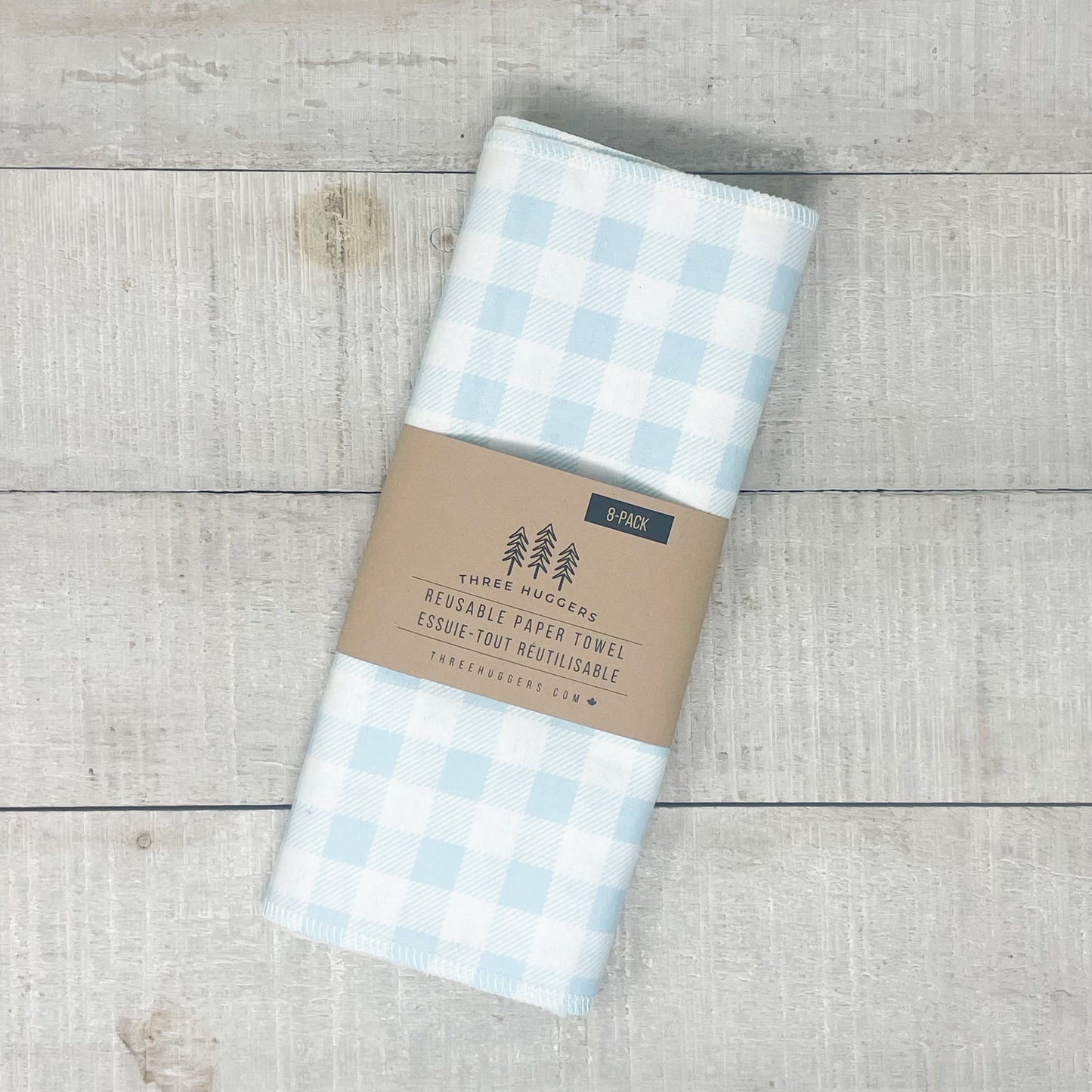 Reusable Paper Towels - Blue Check