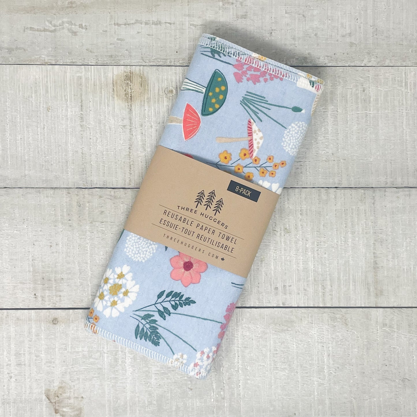 Reusable Paper Towels - Flower Garden