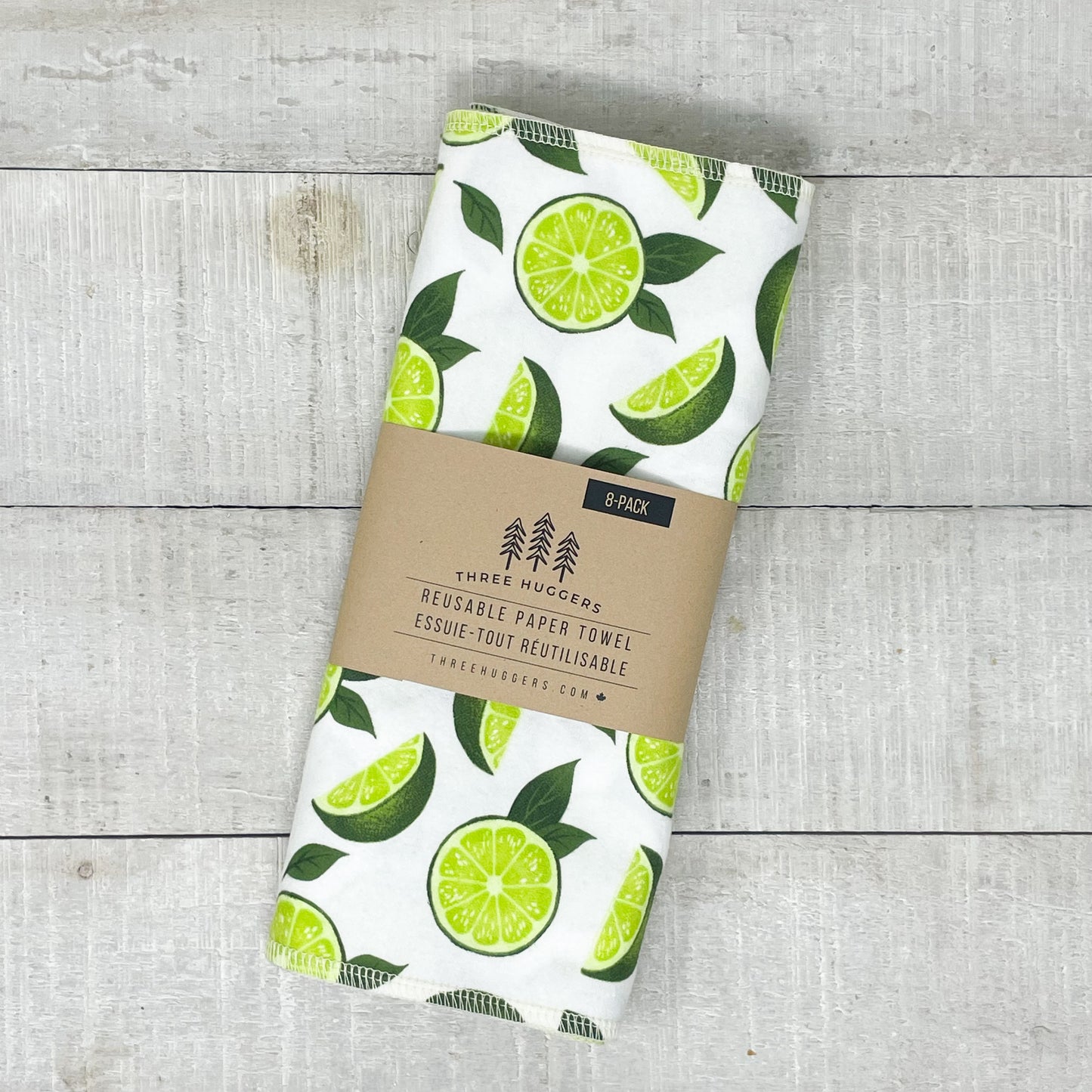 Reusable Paper Towels - Limes