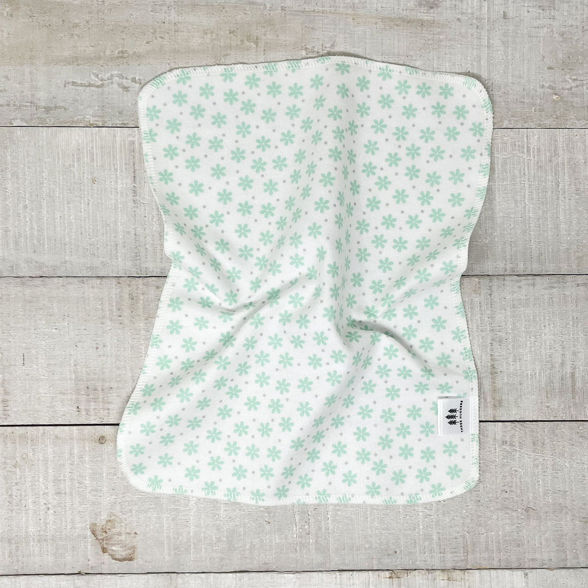 Reusable Paper Towels - Mint Daisy